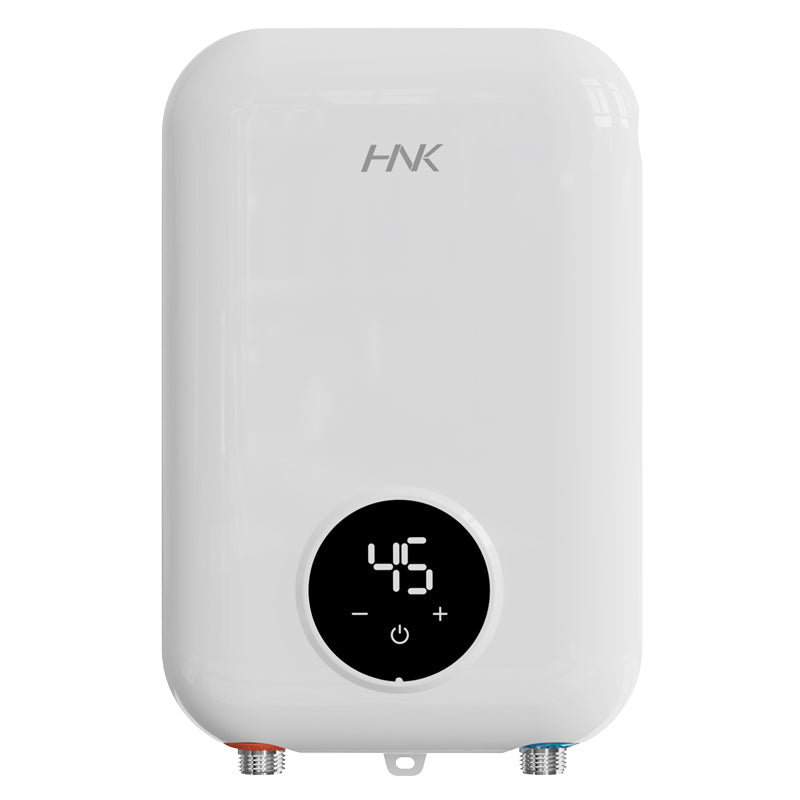HNK 20D1 8500W tankless electric water heater with digital temperature display