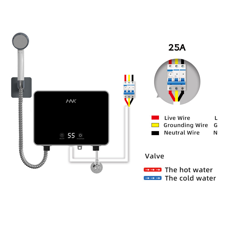 HNK D5545A2F tankless electric water heater main image 05