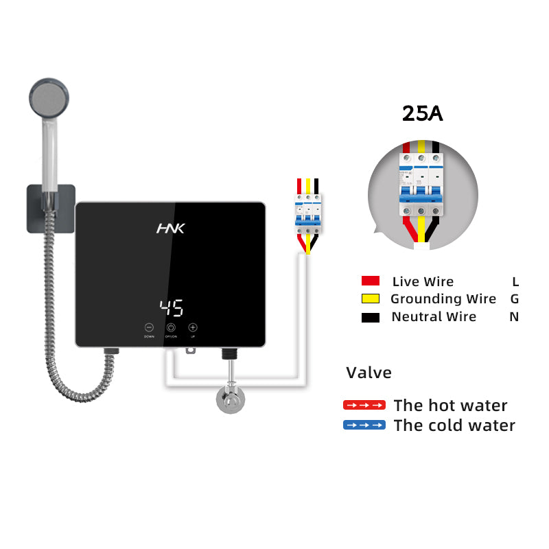 HNK D7048A1 tankless electric water heater main image 05